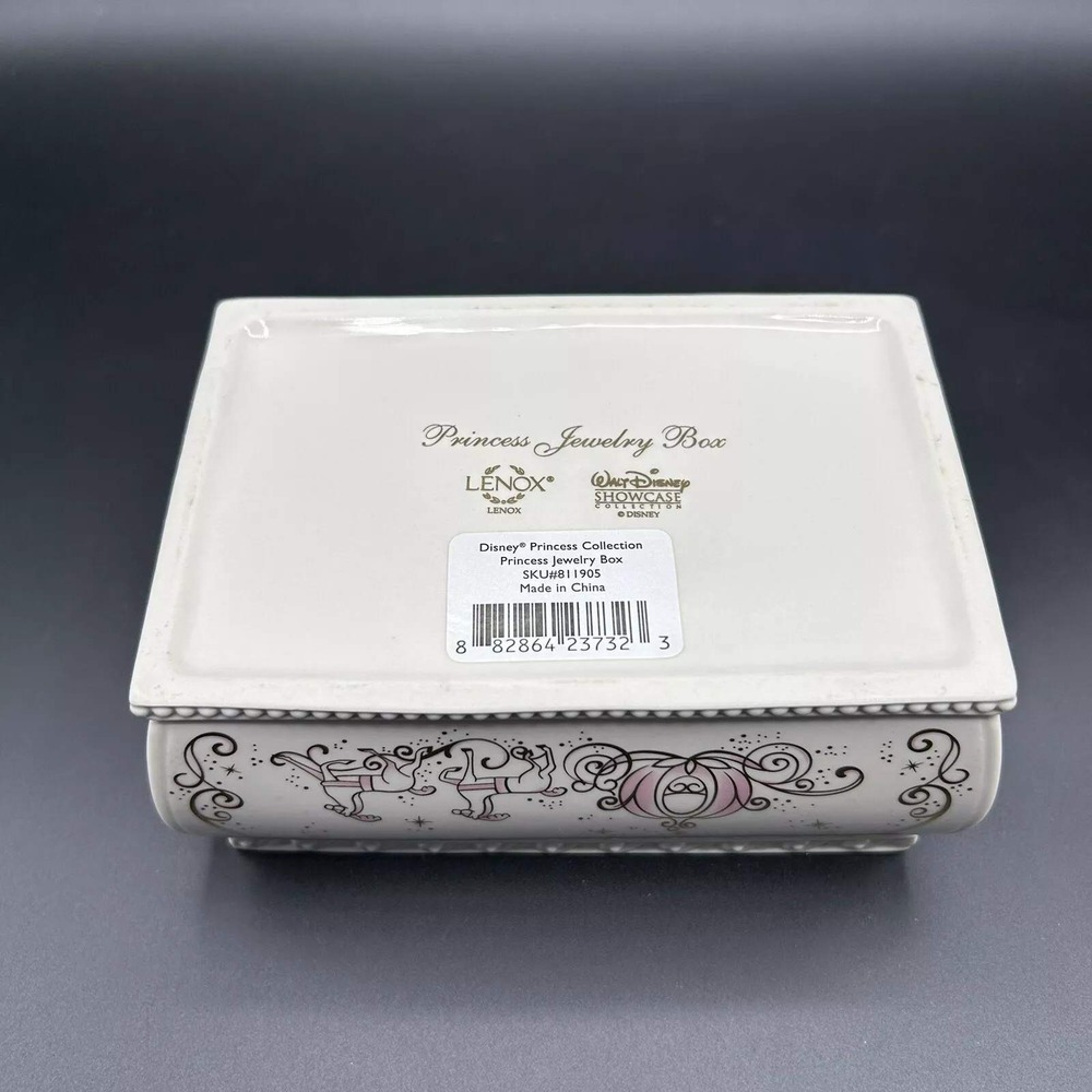 Lenox Disney Princess Collectors Limited Edition Jewelry Box, Elegant & Timeless - Picture 7 of 7
